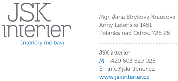 JSK interier - Interiéry mě baví